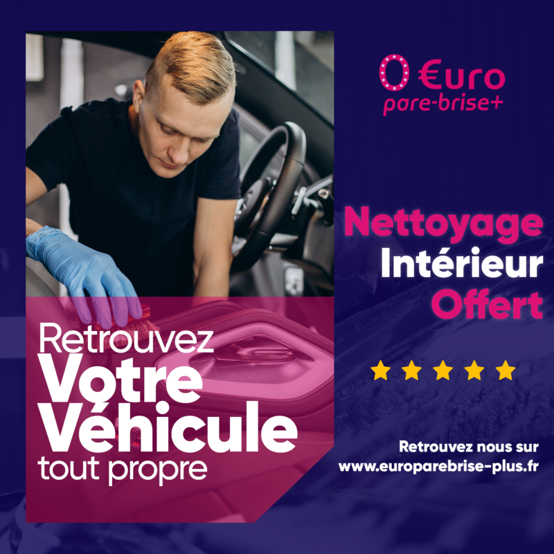 NETTOYAGE INTÉRIEUR OFFERT